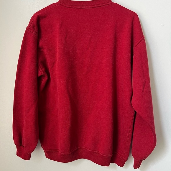 Vintage Paris France Red Sweatshirt Crewneck - Picture 4 of 4